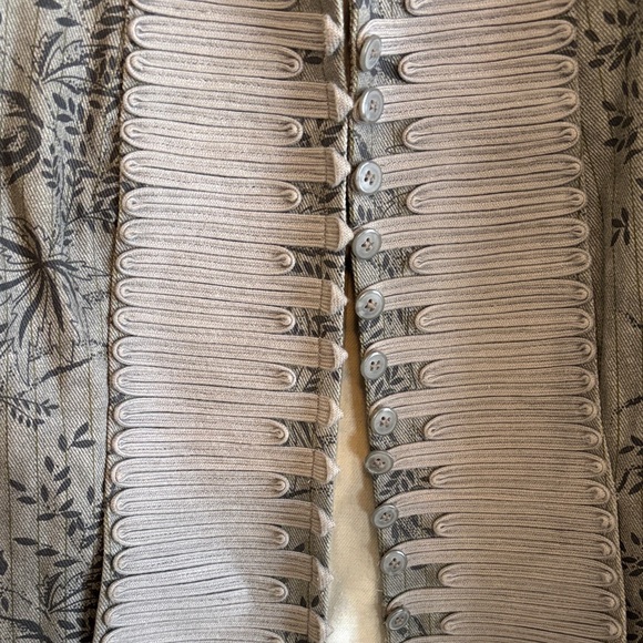 Hunt Club Vintage Women's Floral Open -Face Jacket with Cord Embellishment XL - Picture 3 of 11